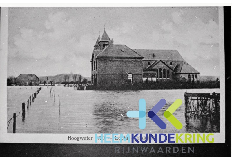 1920 Kerk Spijk Hoogwater